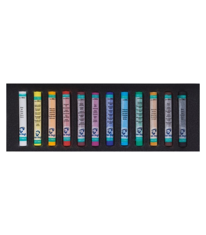 Caja 12 pasteles suaves Soft Pastel Van Gogh