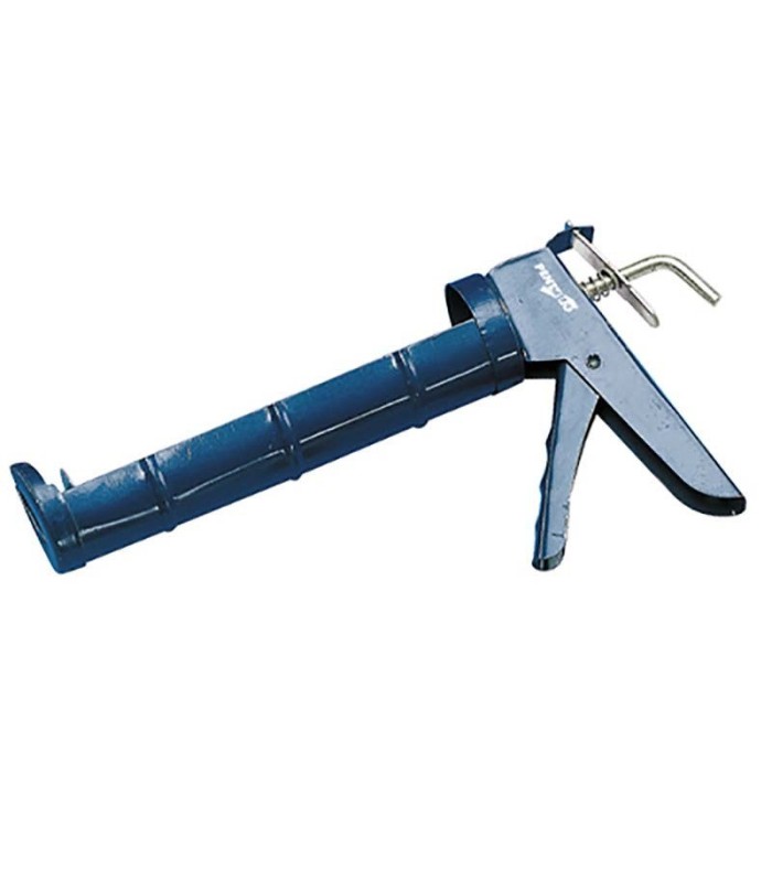 Pistola para cartucho silicona con barra dentada. Pentrilo