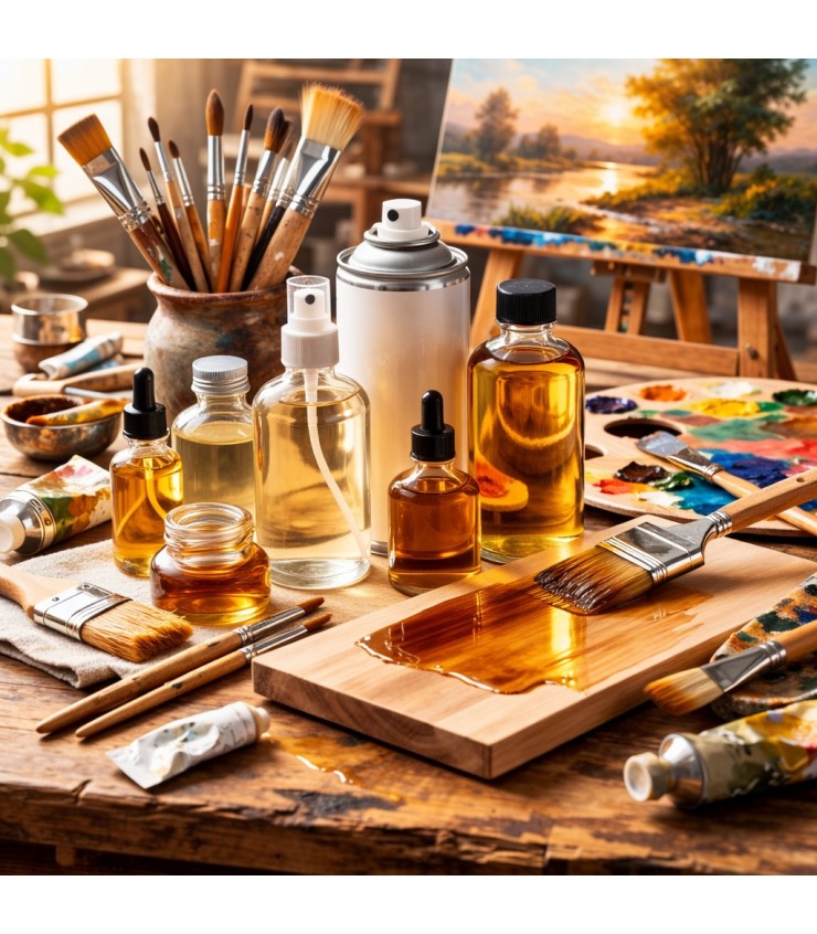 Barniz protector: Preserva y embellece tus obras de arte