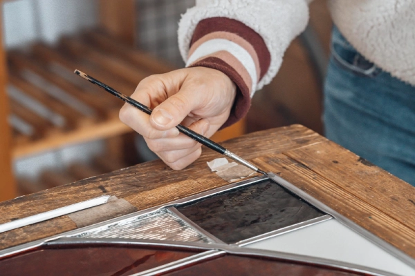 pintar cristal pébéo